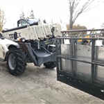 ładowarka teleskopowa TEREX 40.17 z koszem i pilotem, rok 2005