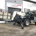 ładowarka teleskopowa TEREX 40.17 z koszem i pilotem, rok 2005
