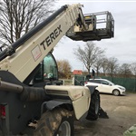 ładowarka teleskopowa TEREX 40.17 z koszem i pilotem, rok 2005