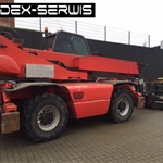 Manitou MRT 2150 z koszem i piotem