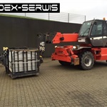 Manitou MRT 2150 z koszem i piotem