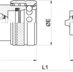 Szybkozłącza hydrauliczne grzybkowe ISO B