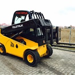 wózek widłowy, teleskopowy JCB teletruk TLT35D rok prod. 2008