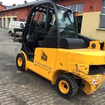 wózek widłowy, teleskopowy JCB teletruk TLT35D rok prod. 2008